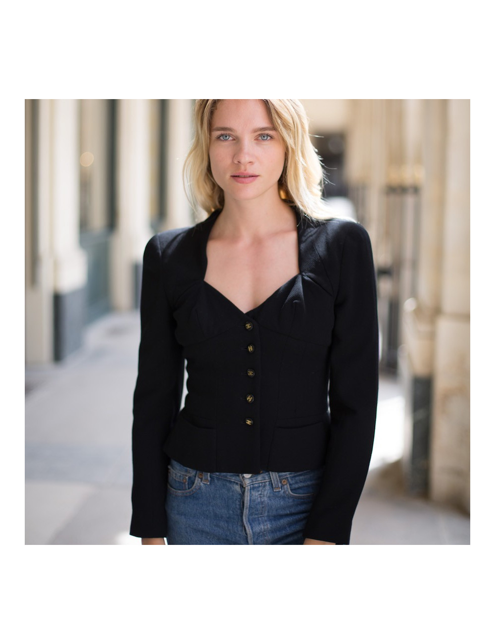 Veste CHANEL Collector T36 Noire