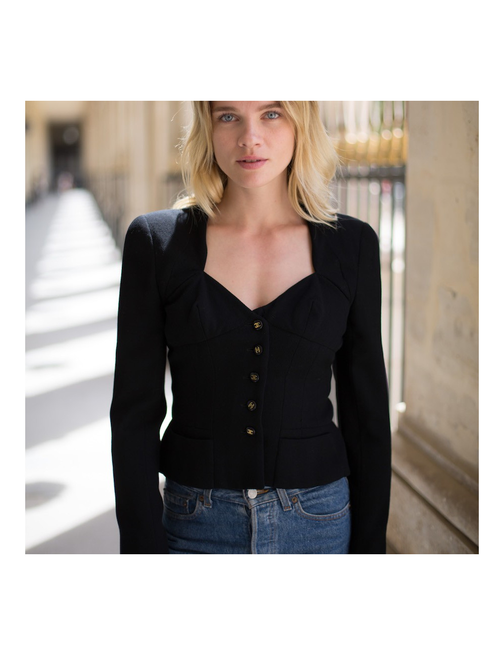 Veste CHANEL Collector T36 Noire