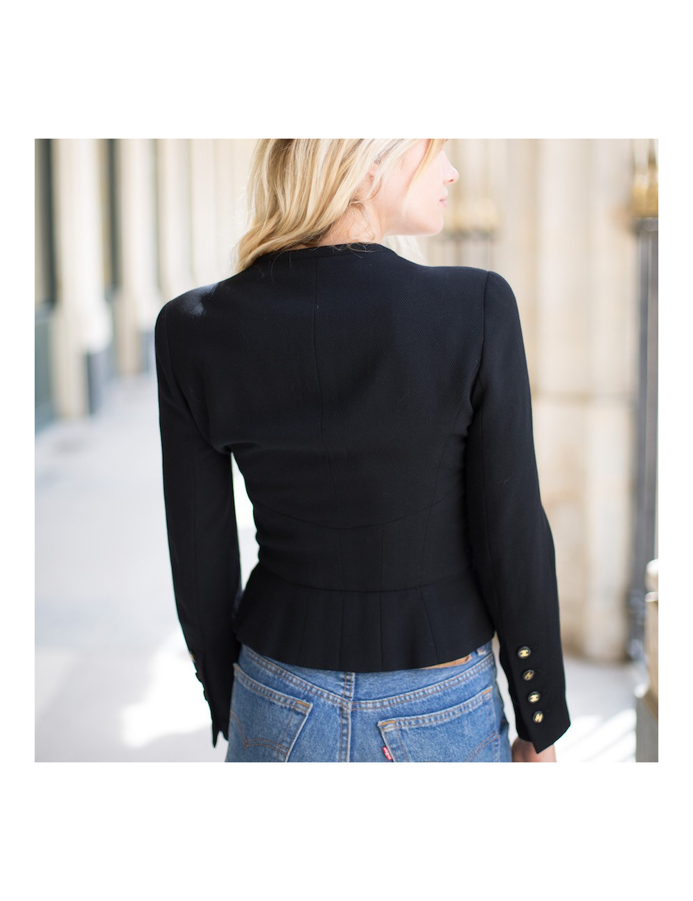 Veste Chanel T40 Noire