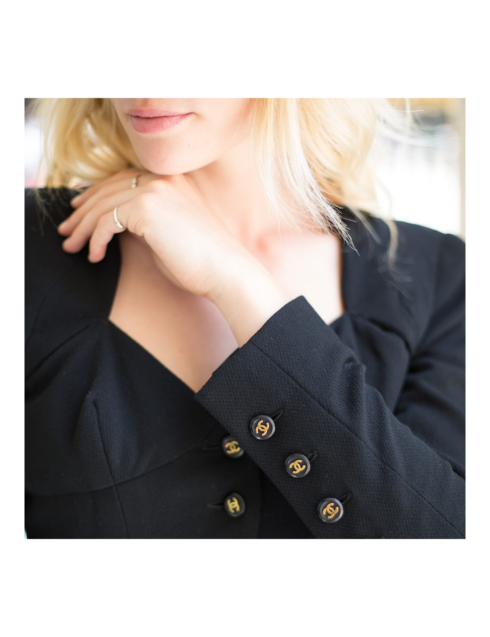 Veste CHANEL Collector T36 Noire