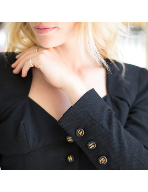 Veste CHANEL Collector T36 Noire