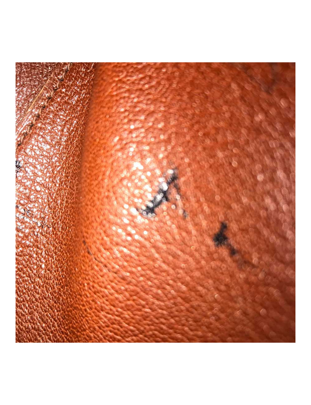 Kelly 32 alligator mat HERMES marron bijouterie or