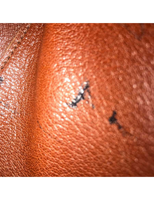 Kelly 32 alligator mat HERMES marron bijouterie or