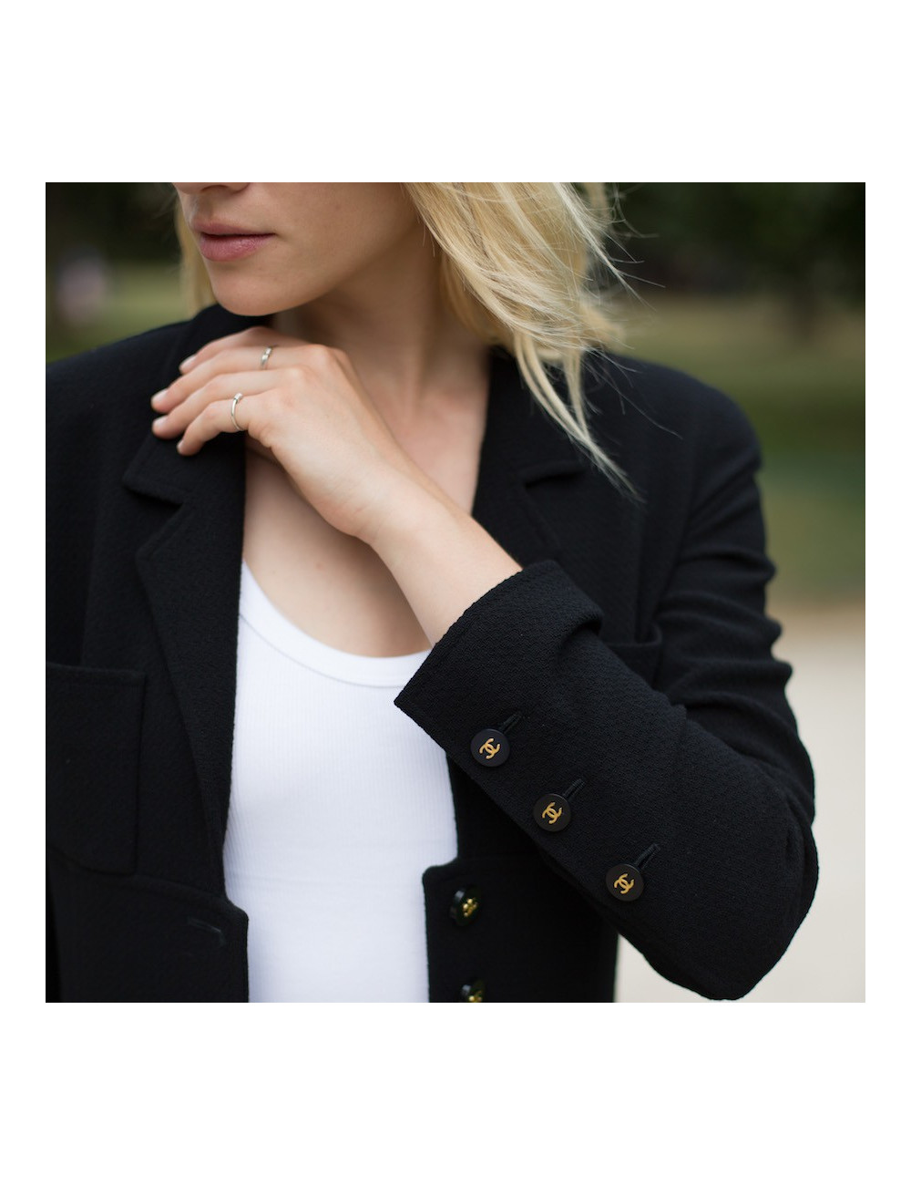 Robe manteau Chanel T36 vintage 