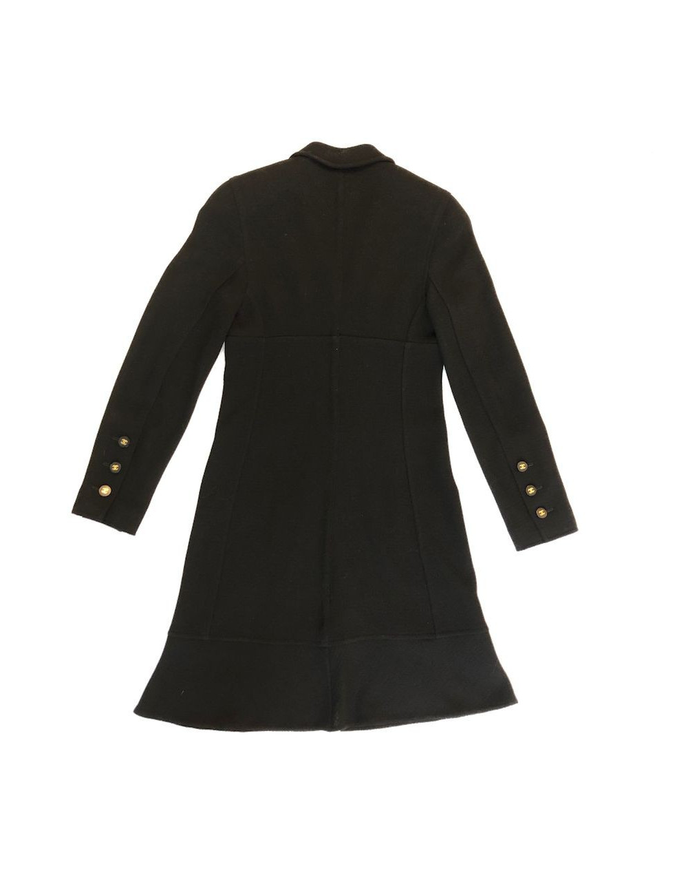 Veste longue Chanel noire