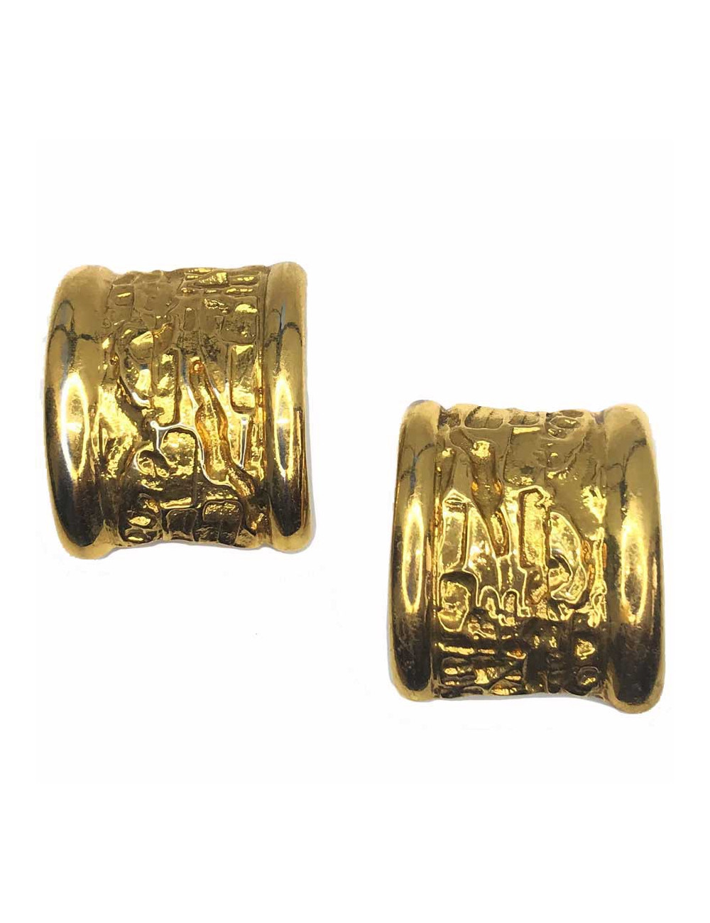 Boucles d'oreille clips SAINT LAURENT Vintage