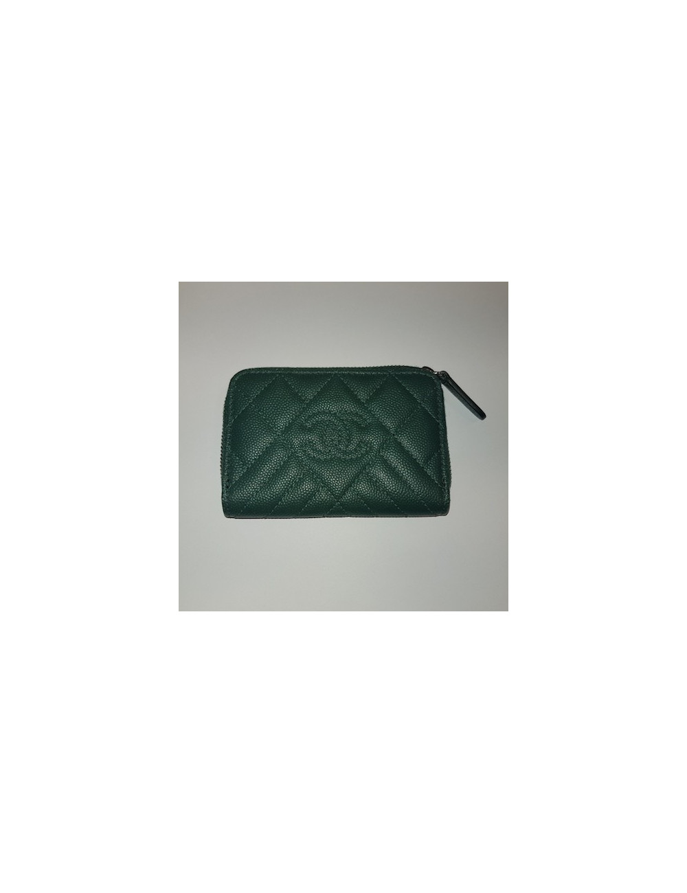  Porte-monnaie CHANEL cuir vert