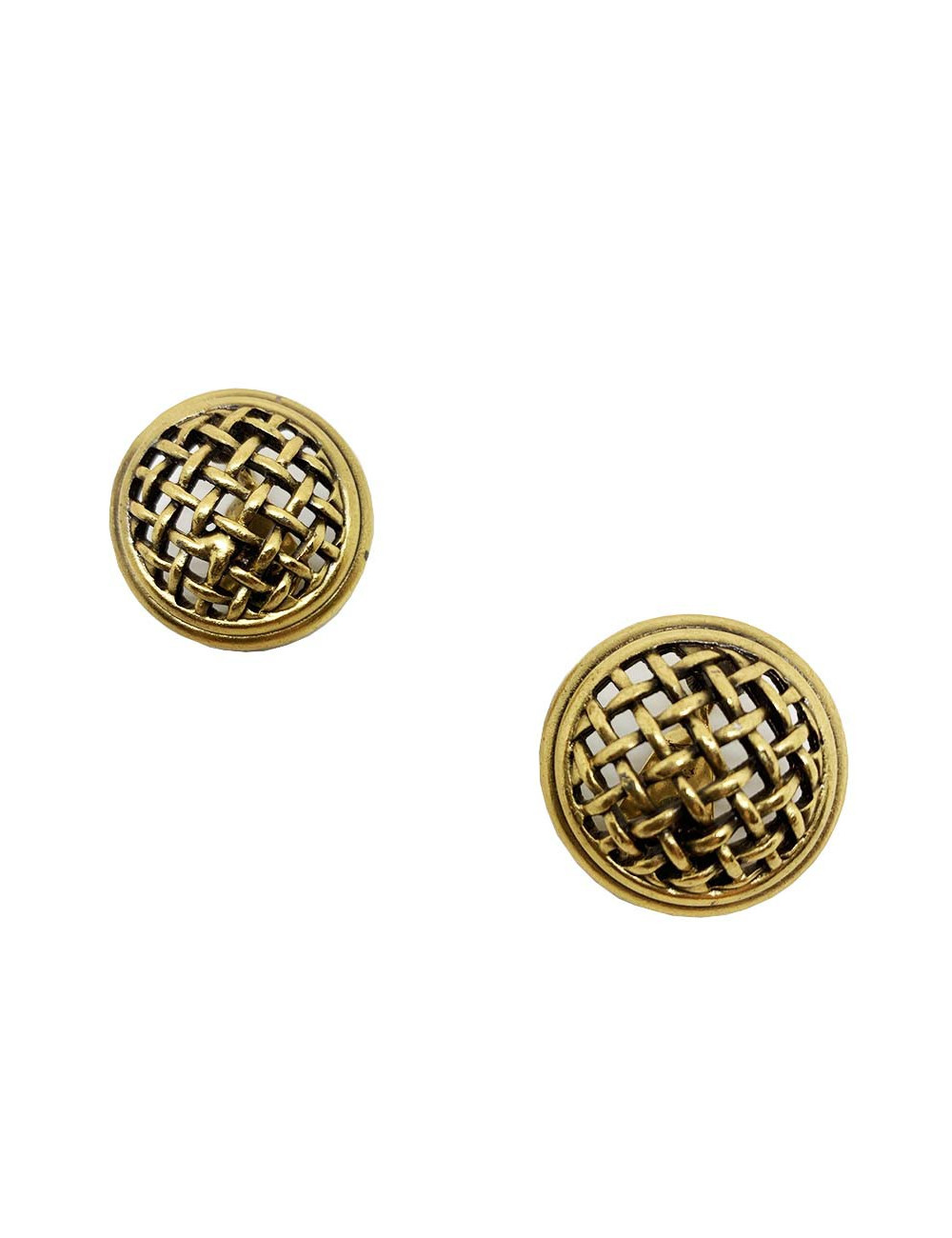 Boucles d'oreille clips YSL SAINT LAURENT Vintage
