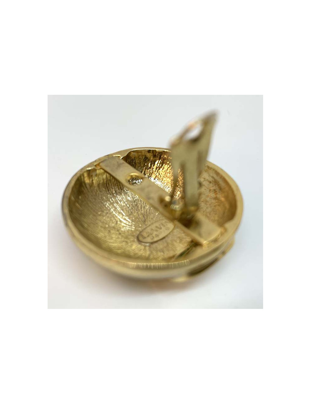 Boucles d'oreille clips LANVIN vintage