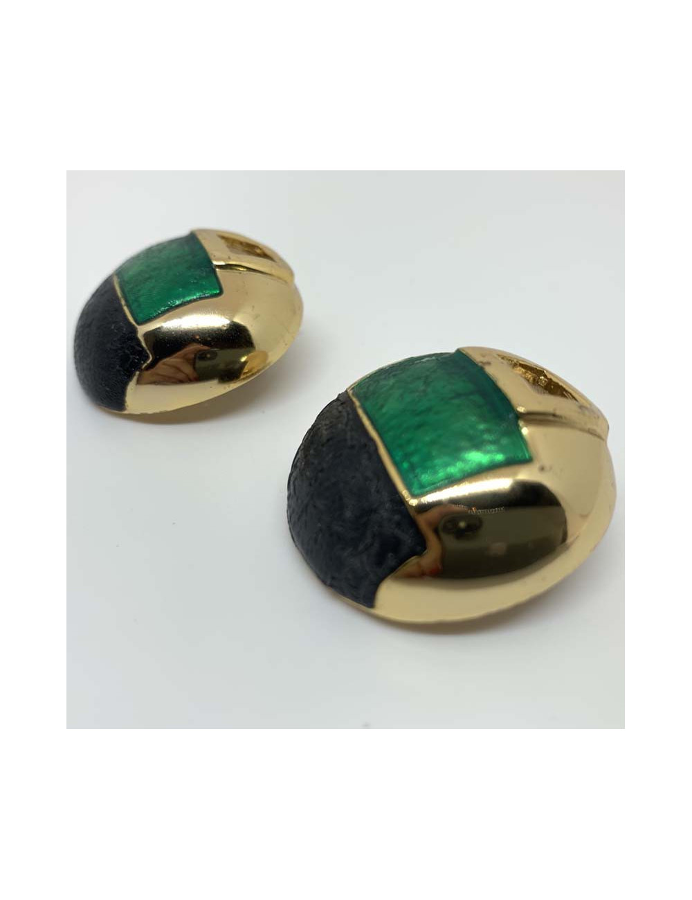 Boucles d'oreille clips LANVIN vintage