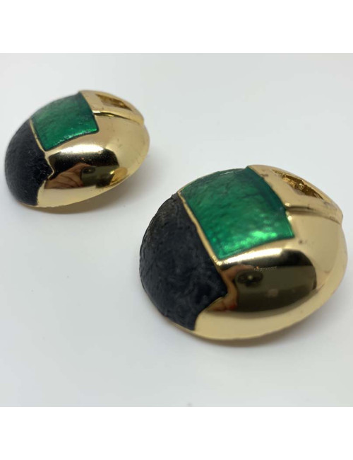 Boucles d'oreille clips LANVIN vintage