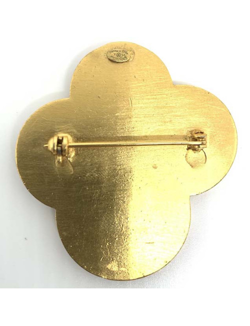 CHANEL Broche vintage dorée CC
