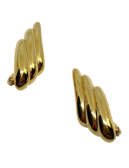 Boucles d'oreille clips YSL SAINT LAURENT Vintage