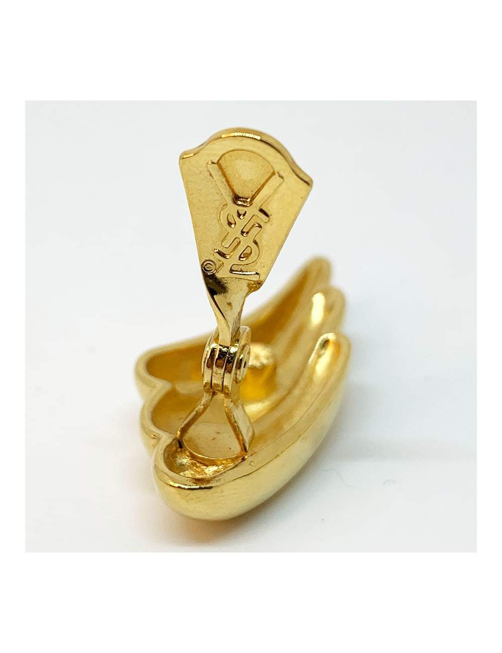 Boucles d'oreille clips YVES SAINT LAURENT Vintage