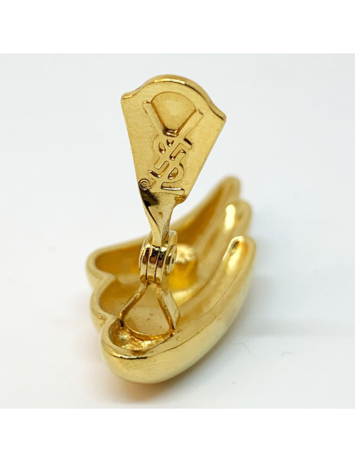 Boucles d'oreille clips YVES SAINT LAURENT Vintage
