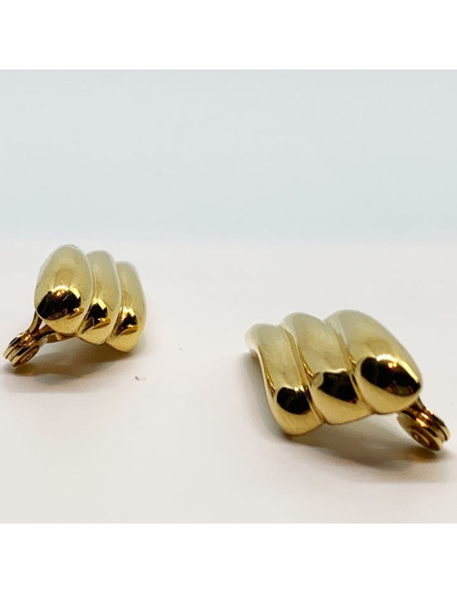 Boucles d'oreille clips YVES SAINT LAURENT Vintage