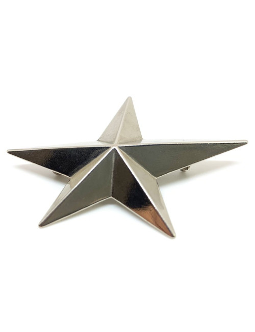 Parure Bo + broche MUGLER métal argenté