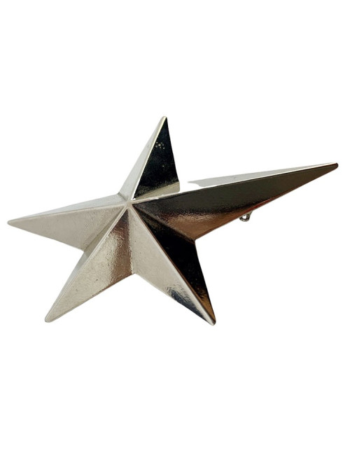 Parure Bo + broche MUGLER métal argenté