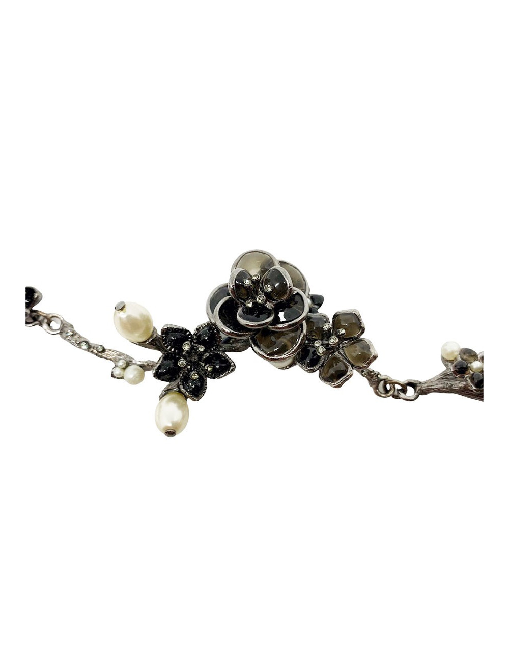 CHANEL flowers and camellias belt