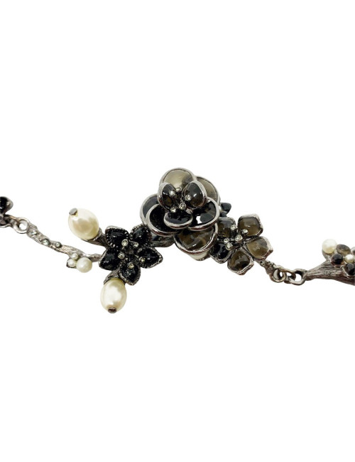 CHANEL flowers and camellias belt