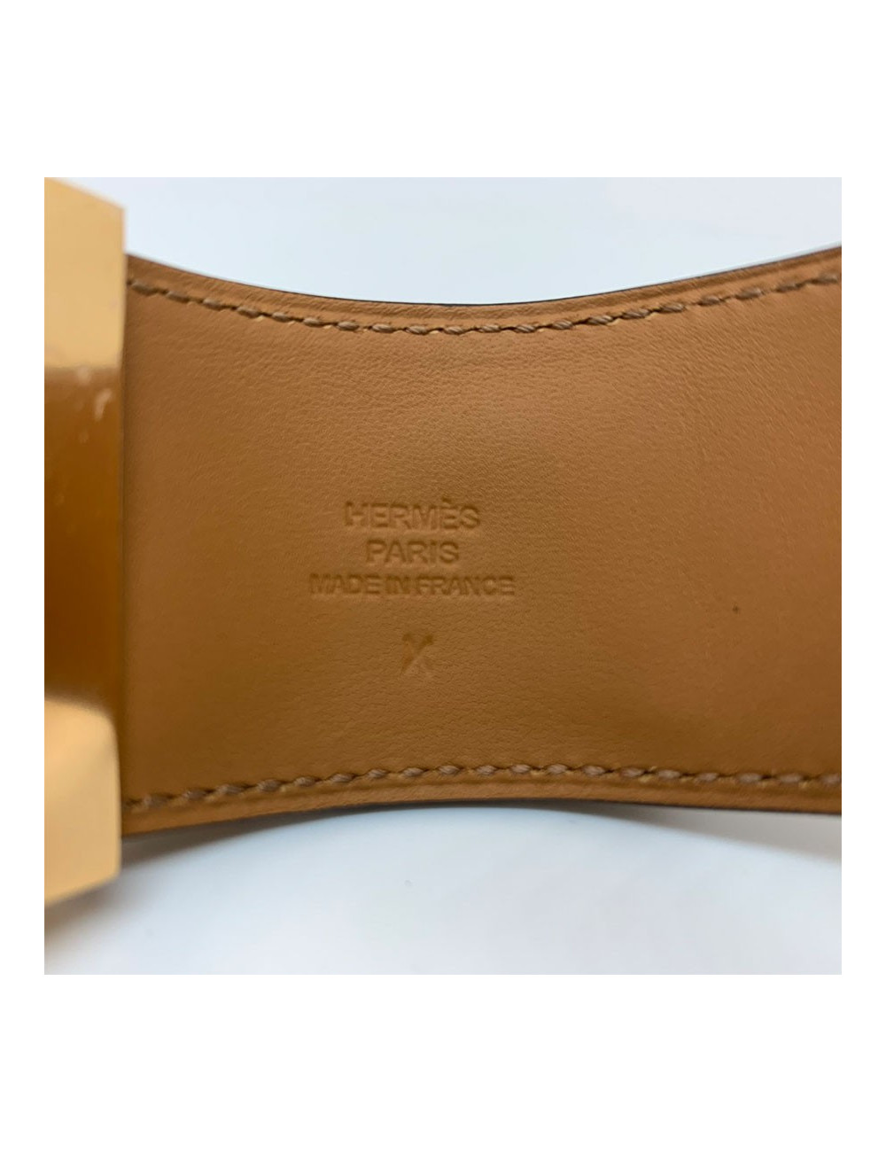 Bracelet HERMES collier de chien cuir box noir