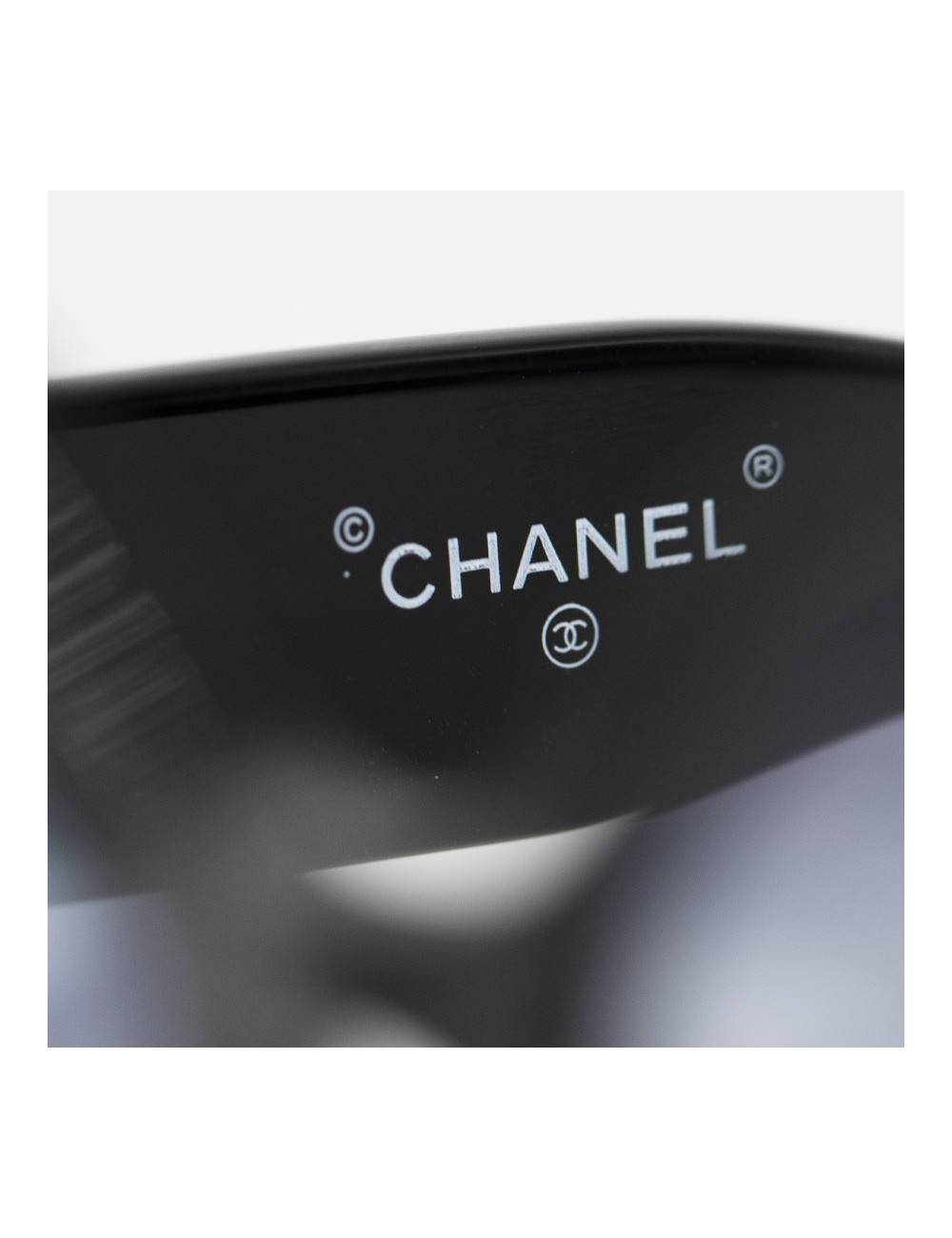 Lunettes de soleil CHANEL CC Vintage noire