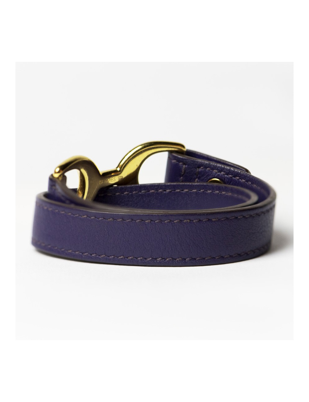Bracelet Pavane HERMES double violet