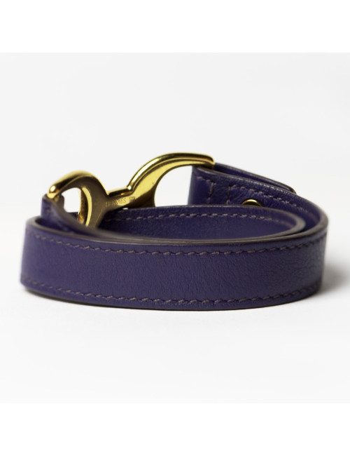 Bracelet Pavane HERMES double violet