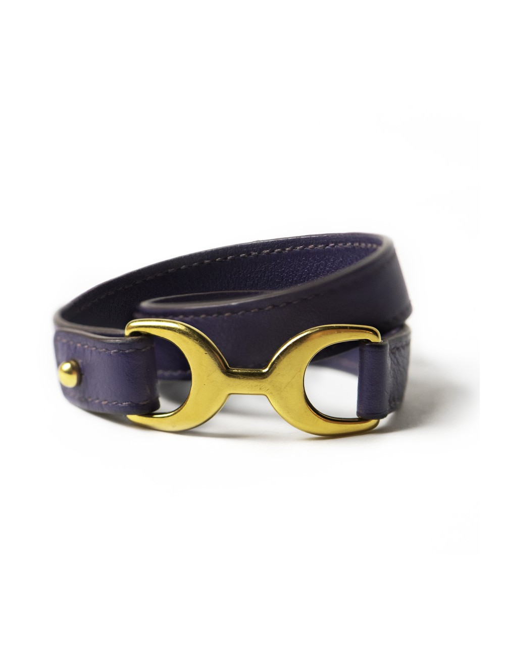 Bracelet Pavane HERMES double violet