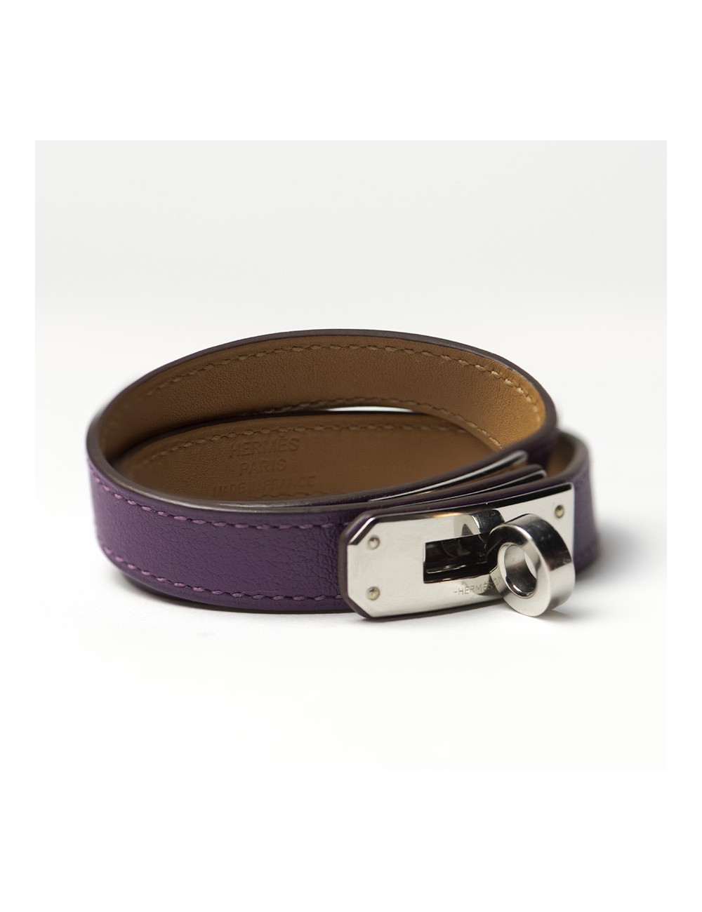 Bracelet Kelly HERMES double violet