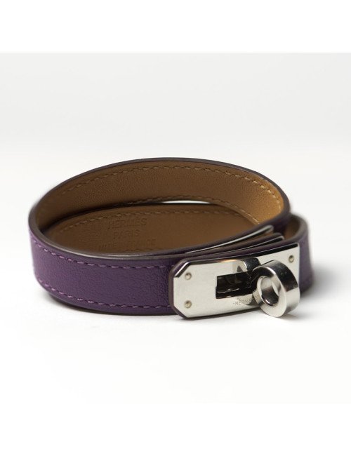 Bracelet Kelly HERMES double violet