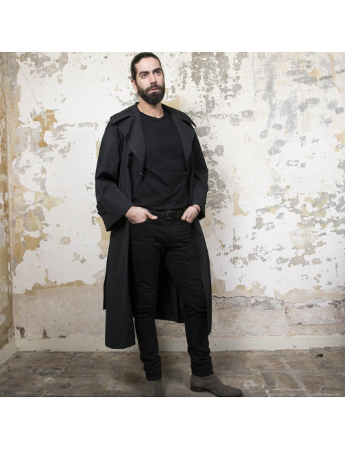 Trench Christian DIOR oversize noir