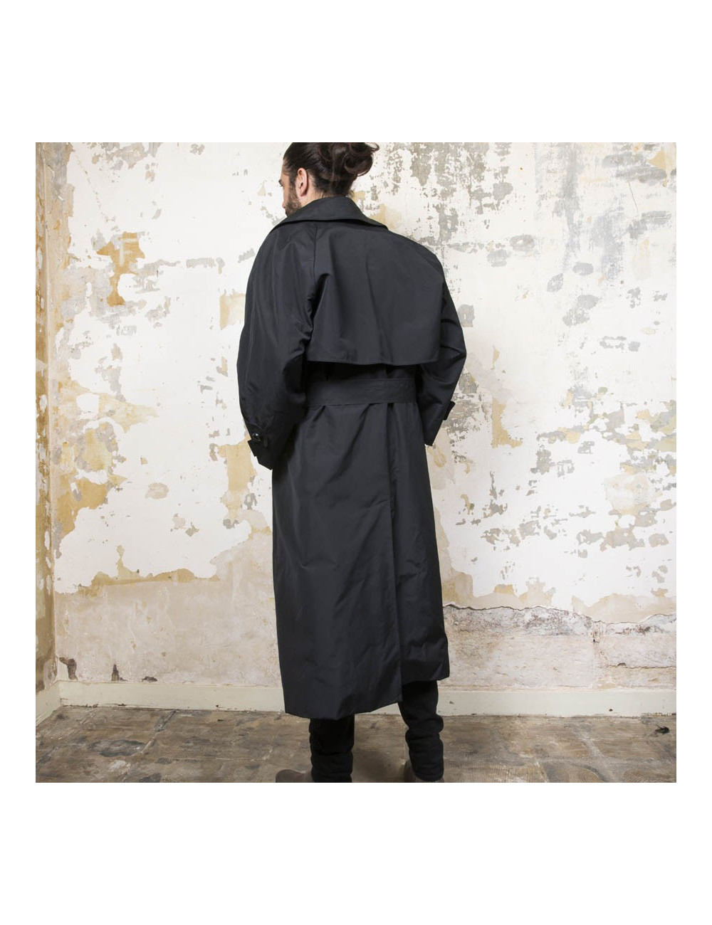 Trench Christian DIOR oversize noir