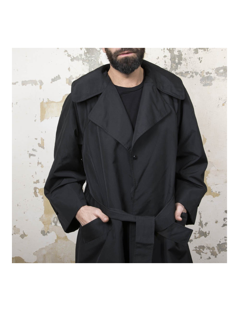 Trench Christian DIOR oversize noir