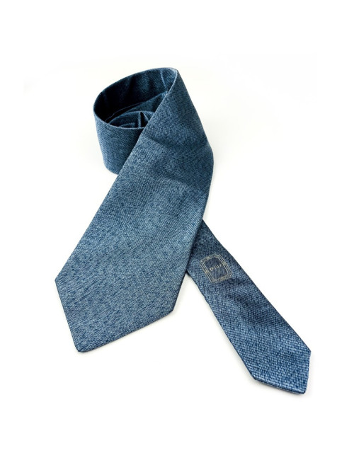Cravate bleue CHRISTIAN DIOR en soie