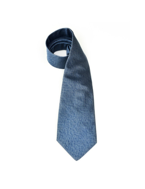 Cravate bleue CHRISTIAN DIOR en soie