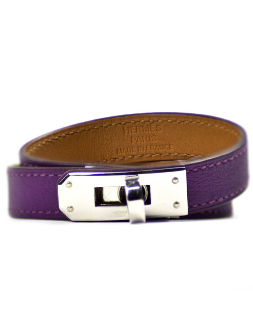 Bracelet Kelly HERMES double violet
