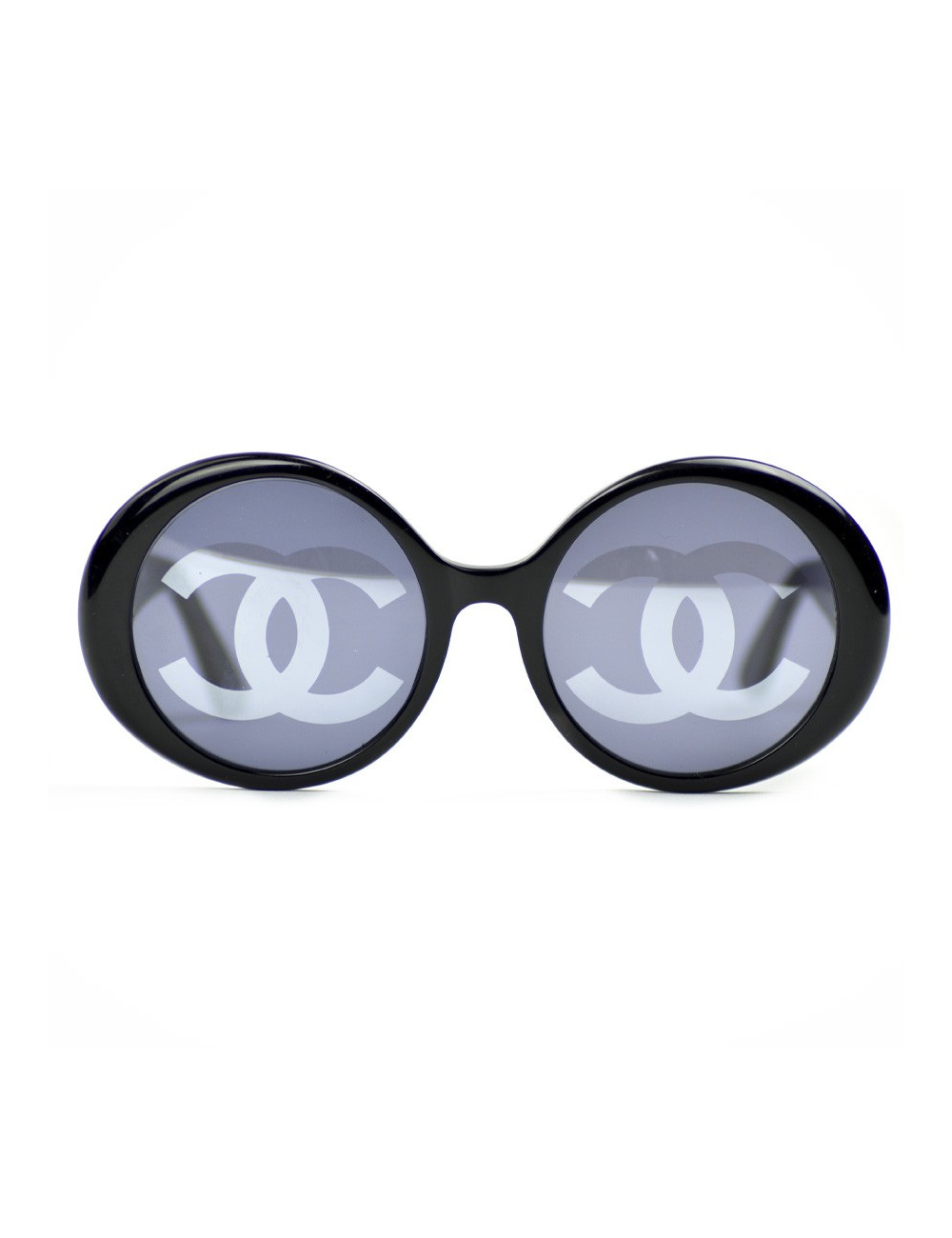 Lunettes de soleil CHANEL CC Vintage noire
