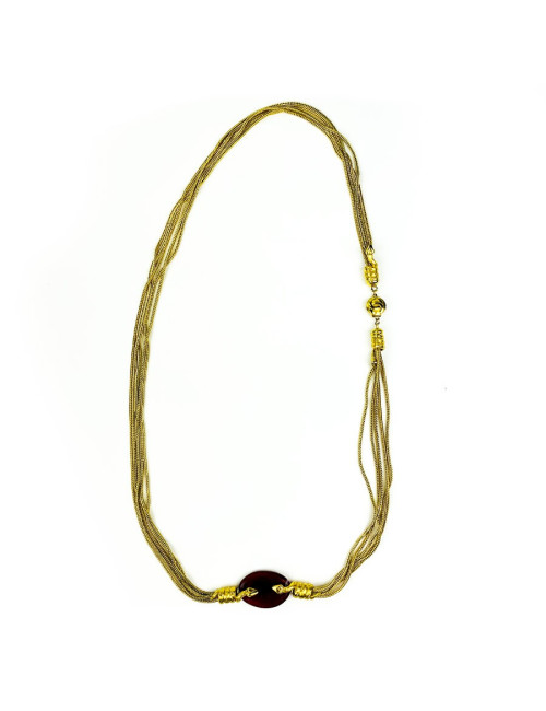 Sautoir CHANEL par Goossens pâte de verre