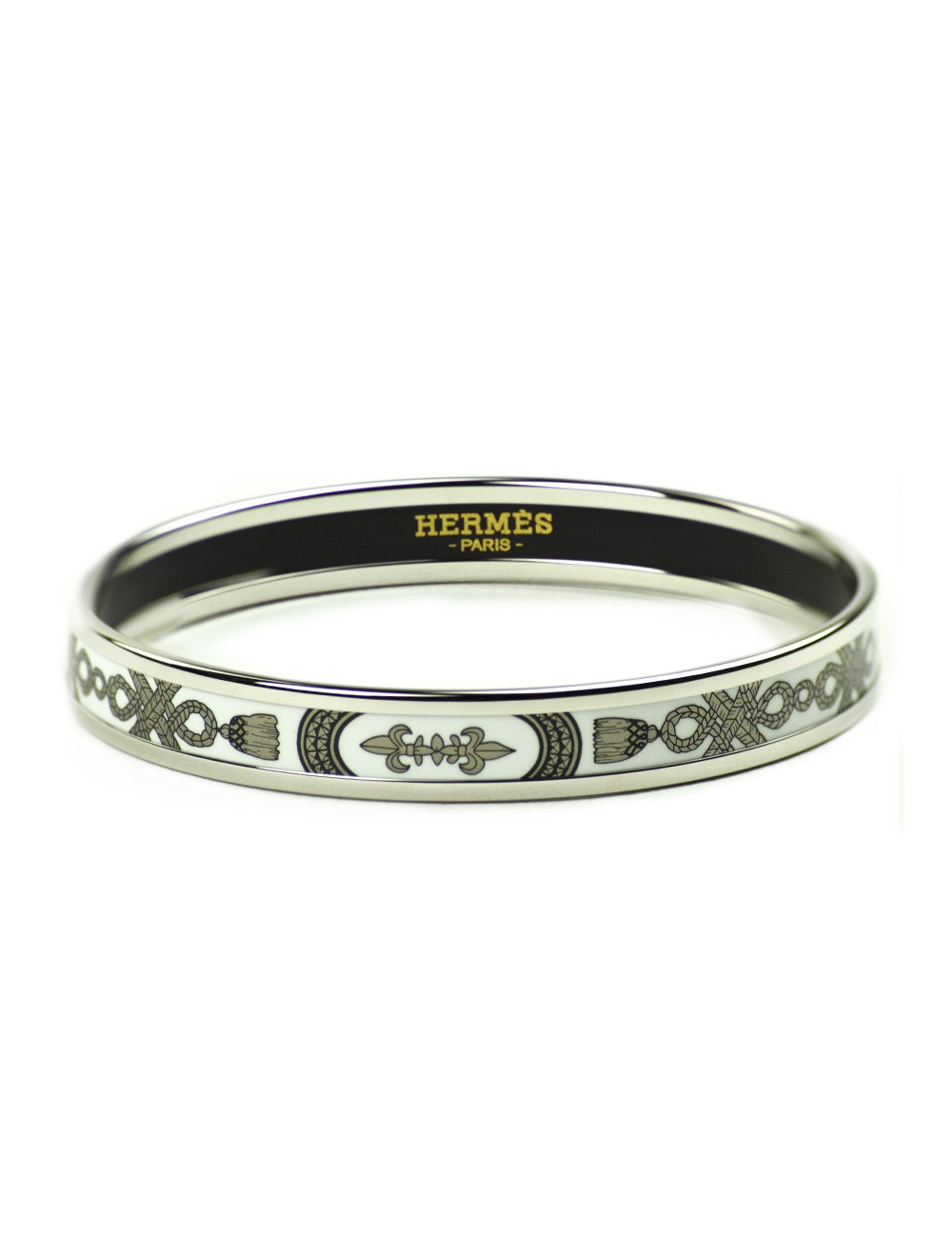 Bracelet HERMES PM émail argent
