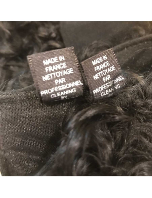 CHANEL mesh and lambskin gloves one size fits all