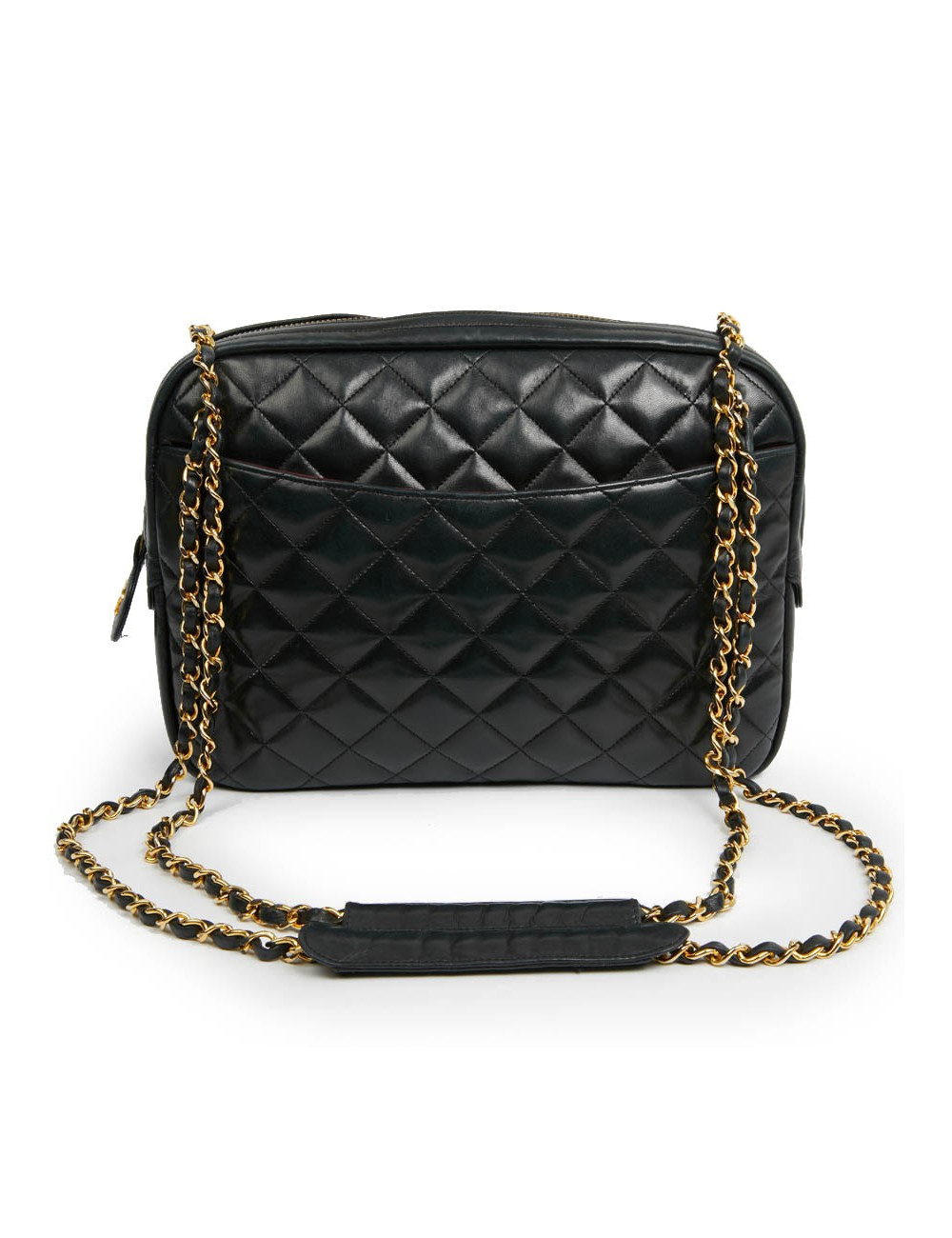 Sac Caméra CHANEL Vintage cuir matelassé