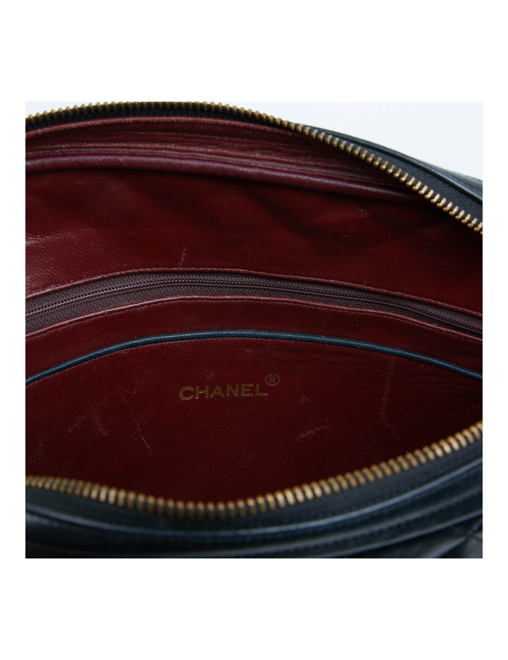Sac Caméra CHANEL Vintage cuir matelassé