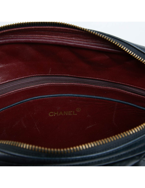 Sac Caméra CHANEL Vintage cuir matelassé