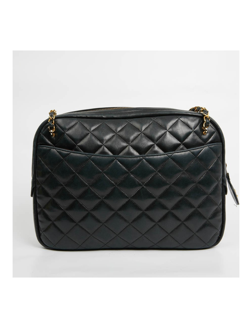 Sac Caméra CHANEL Vintage cuir matelassé