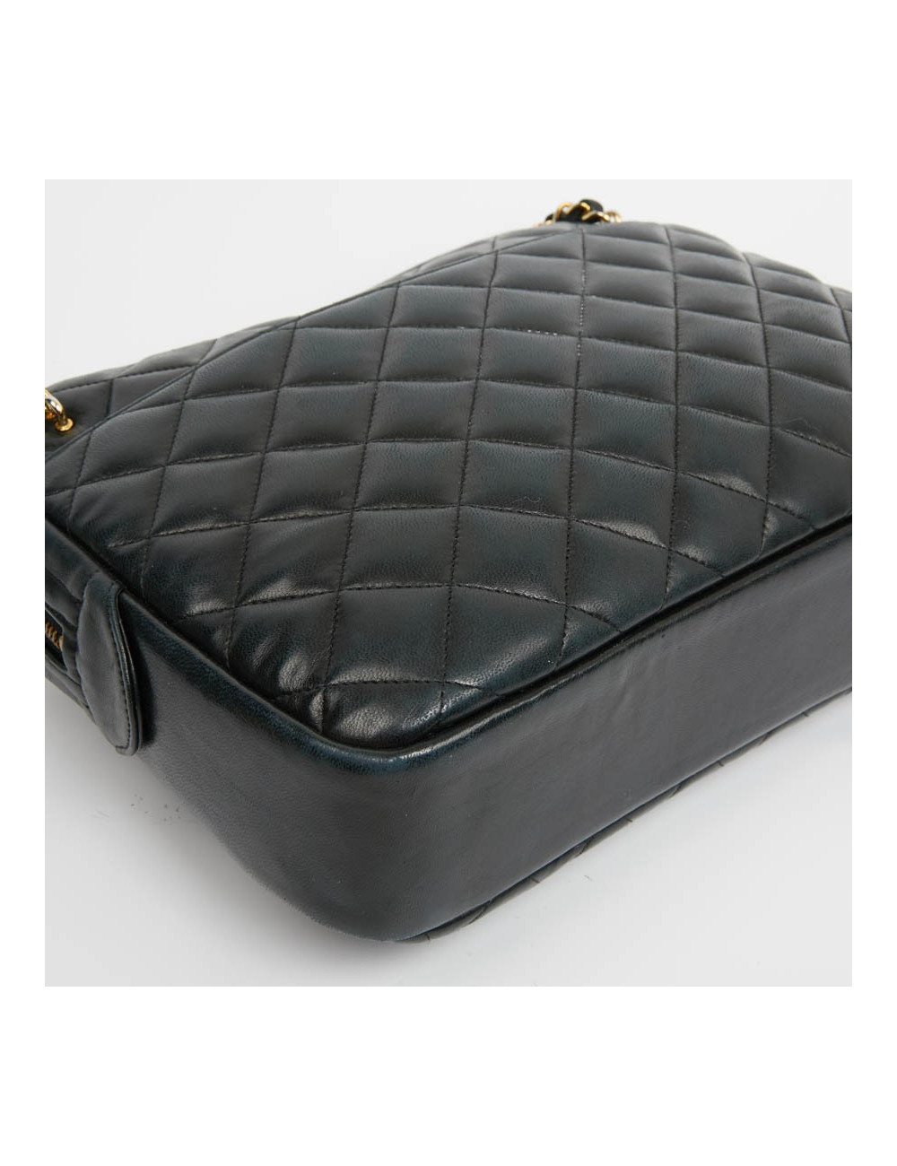 Sac Caméra CHANEL Vintage cuir matelassé