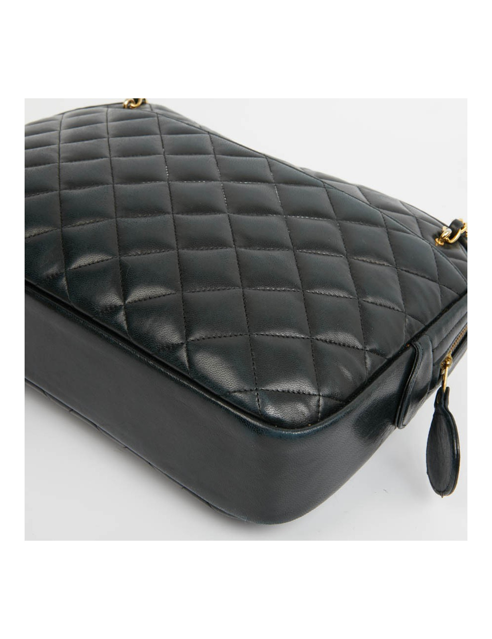 Sac Caméra CHANEL Vintage cuir matelassé