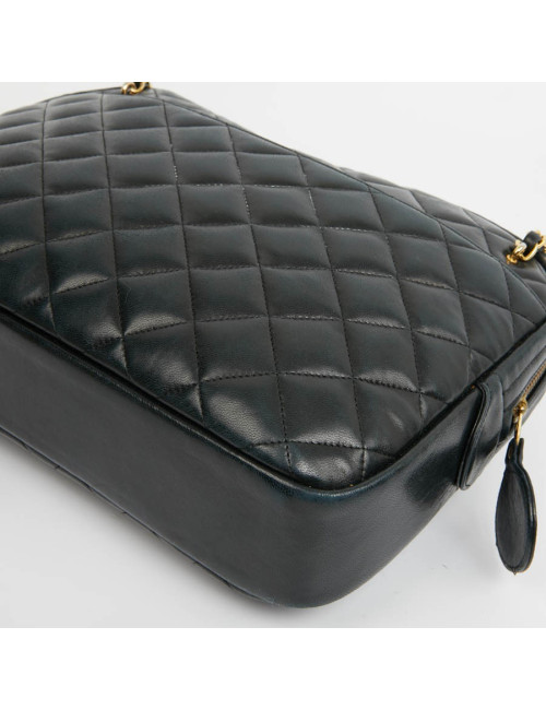 Sac Caméra CHANEL Vintage cuir matelassé