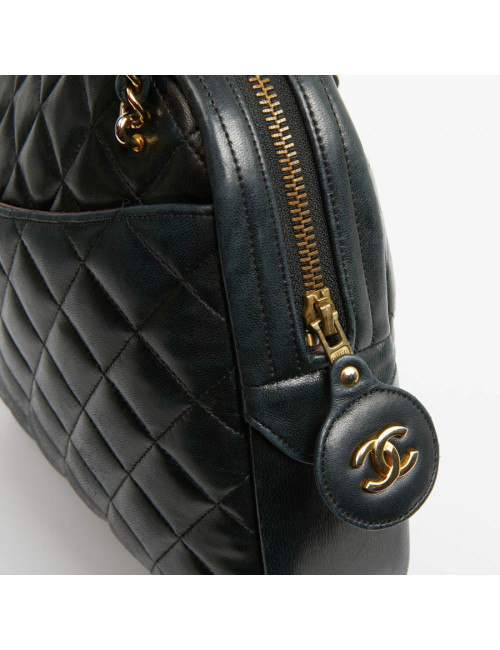 Sac Caméra CHANEL Vintage cuir matelassé