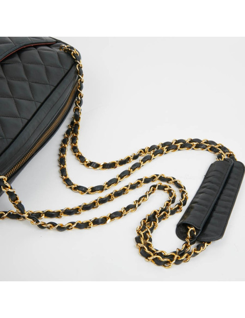 Sac Caméra CHANEL Vintage cuir matelassé